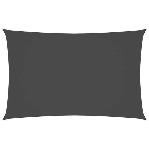 vidaXL サンシェード 2x5m 長方形 オックスフォード生地 アントラシート