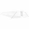 vidaXL スチールフレーム温室 ホワイト 110 m&sup2; 22x5x2.3 m