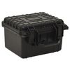 vidaXL ポータブルフライトケース ブラック 27x25x18 cm PP