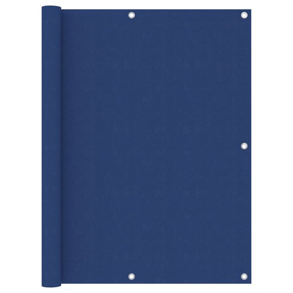 vidaXL バルコニースクリーン ブルー 120x400cm オックスフォード生地