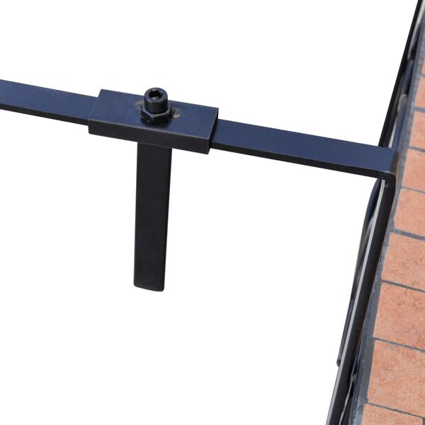 vidaXL ハンギングバルコニーテーブル テラコッタ モザイク