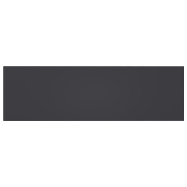 vidaXL 本棚ボード 4点 グレー 100x30x1.5cm パーティクルボード