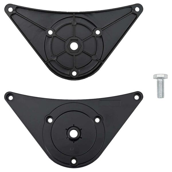 vidaXL テーブル脚 4点 高さ調節可能 ブラック 1100mm