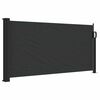 vidaXL 格納式サイドオーニング ブラック 100x300cm