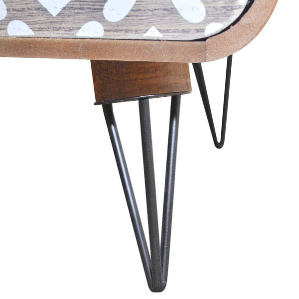 vidaXL サイドキャビネット 引き出し3段付き ブラウン