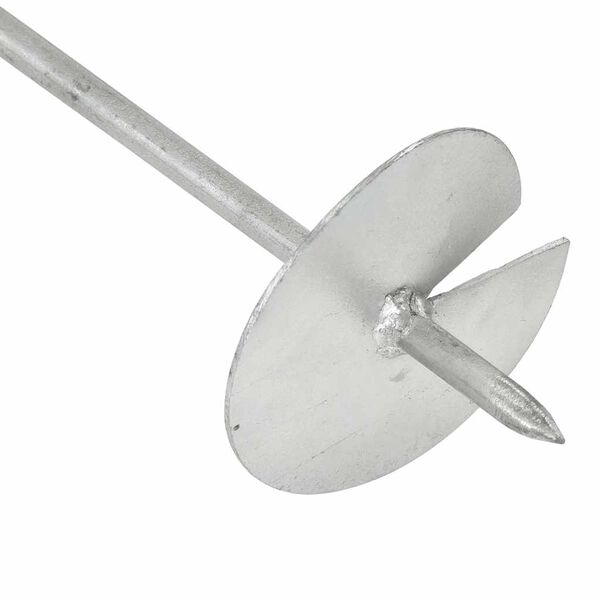 vidaXL アースアンカー 6点 10x60cm 亜鉛メッキ金属