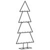 vidaXL 金属製クリスマスツリー デコレーション用 ブラック 90cm