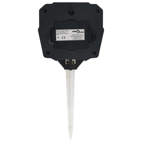 vidaXL ソーラー超音波 動物よけ モーションセンサー