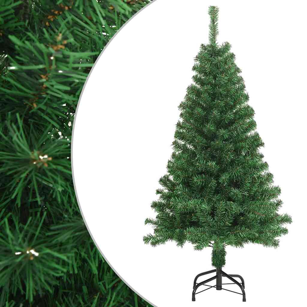 150cm 緑色クリスマスツリー vidaXL 人工クリスマスツリー 太枝付き グリーン 150cm PVC製 | vidaXL.jp