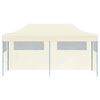 vidaXL 折り畳み式 ポップアップパーティーテント クリーム 3 x 6 m