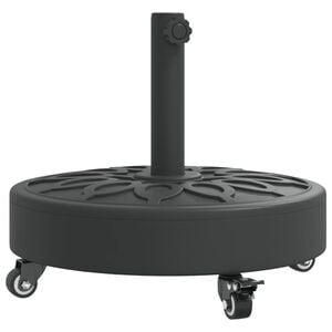 vidaXL パラソルベース ホイール付き &Oslash;38 / 48 mm ポール用 27 kg ラウンド