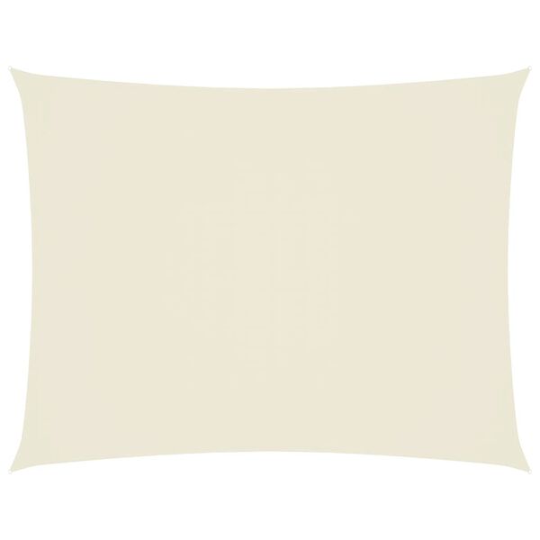 vidaXL サンシェードセイル 2x3.5m 長方形 オックスフォード生地 クリーム