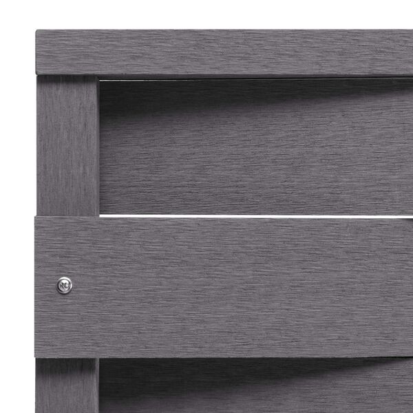 vidaXL フェンスパネル WPC 170x180cm グレー