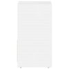vidaXL バスルームキャビネット ハイグロスホワイト 60x33x61cm パーティクルボード
