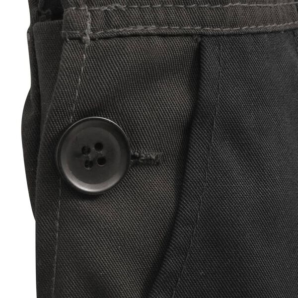 vidaXL 子ども用 ビブオーバーオール サイズ 98/104 グレー