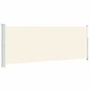 vidaXL パティオ用 引き込み式サイドオーニング 180x500cm クリーム