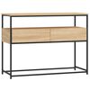 vidaXL コンソールテーブル ソノマオーク 100x40x75 cm エンジニアードウッド