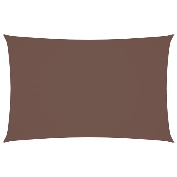 vidaXL サンシェードセイル 5x8m 長方形 オックスフォード生地 ブラウン