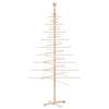 vidaXL 木製クリスマスツリー 装飾用 210 cm 無垢材 パイン材