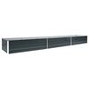 vidaXL ガーデンレイズドベッド 400x80x45cm 亜鉛メッキ鋼製 アントラシート