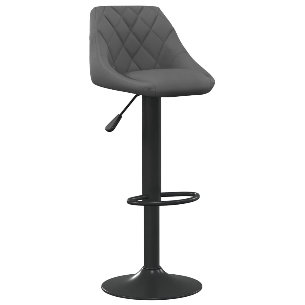woltu バースツール 2点セット ダークグレー ベルベット つ435 vidaXL バースツール 2点 ダークグレー ベルベット製 | vidaXL.jp