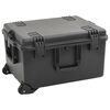 vidaXL ポータブルフライトケース ブラック 62.5x49.5x37 cm PP