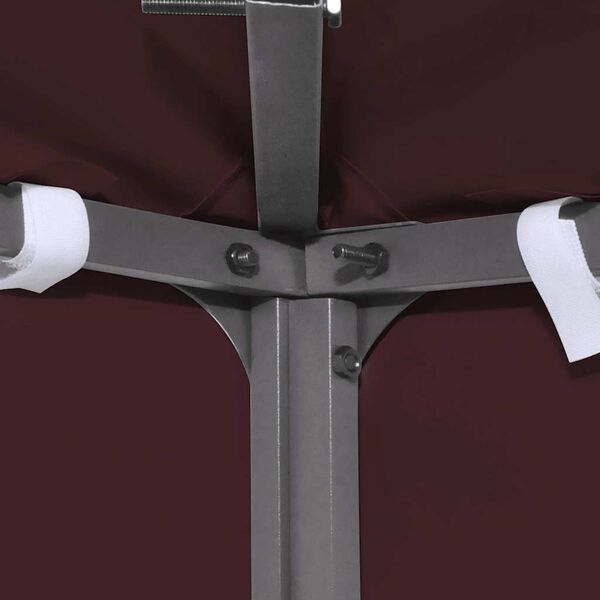 vidaXL ガゼボ用 トップカバー 3x3m 310g/m² ボルドー