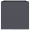 vidaXL プランター 2点 アントラシート 42x40x39cm スチール