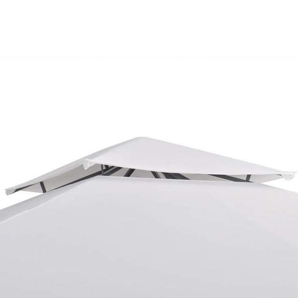 vidaXL ガーデンガゼボ風テント 3x3m ホワイト