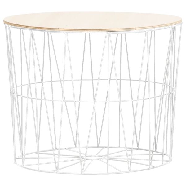 vidaXL コーヒーテーブル 4点 ホワイト