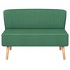 vidaXL 2人掛けソファ 布製 117x55.5x77cm グリーン