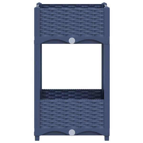 vidaXL レイズドベッド 40x40x71cm ポリプロピレン製