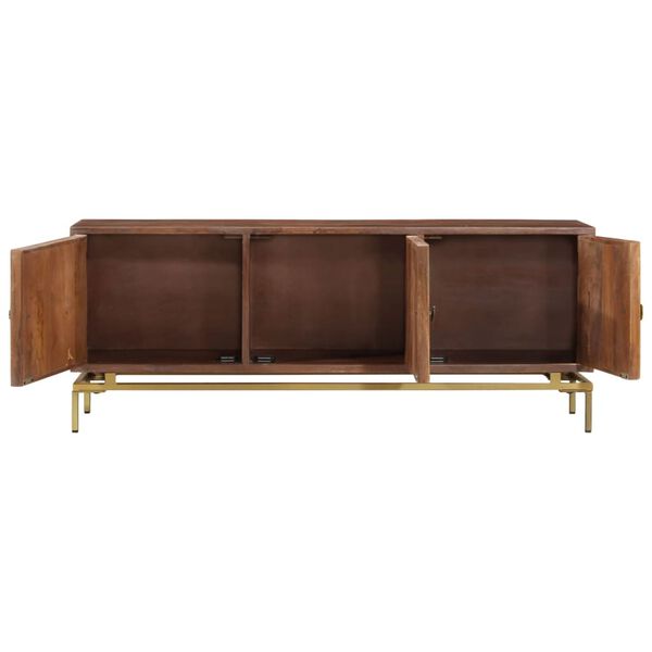 vidaXL TVキャビネット 120x30x46cm マンゴー無垢材