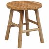 vidaXL ガーデン Stool ナチュラル &Oslash; 38 x 42 cm 竹