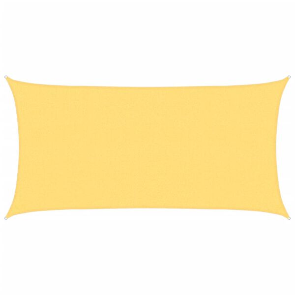 vidaXL サンシェードセイル 160g/m² ベージュ 2x3,5m 高密度ポリエチレン