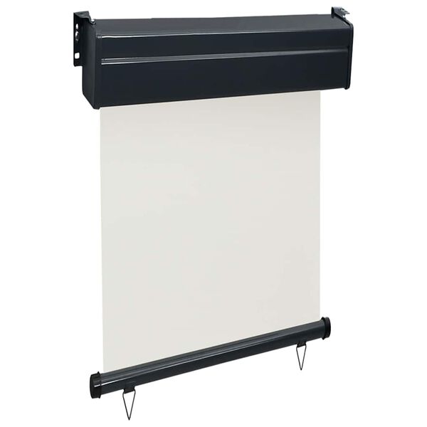 vidaXL バルコニー用 サイドオーニング 65x250cm クリーム