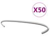 vidaXL ガビオンフック 50点セット 亜鉛メッキ鋼製 20cm