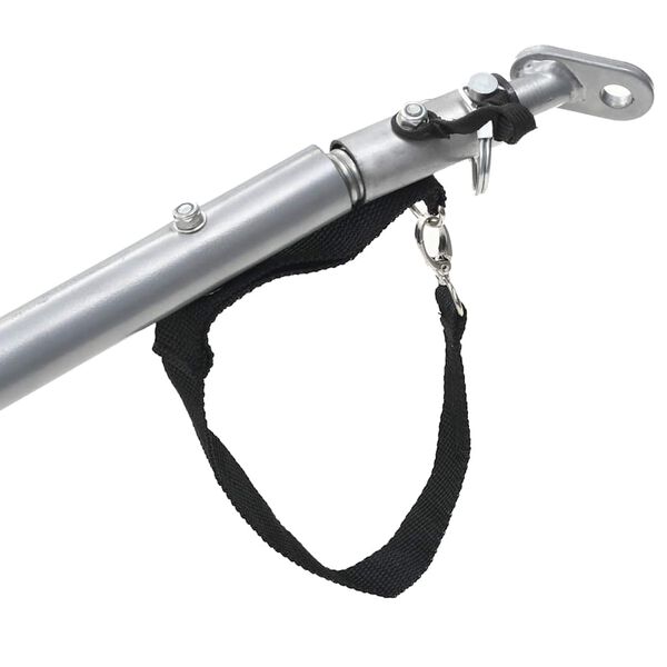 vidaXL 自転車用トレーラー ブラック＆イエロー 65 kg