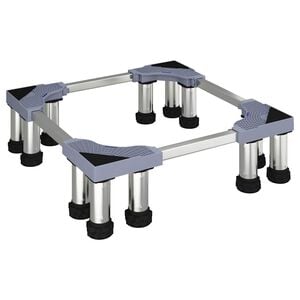 vidaXL 洗濯機ベース 灰色 67 x 67 x 21.5 cm ステンレススチール