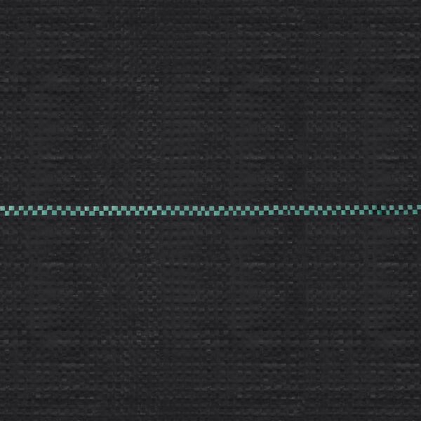 vidaXL 防草シート 2x150 m ブラック PP