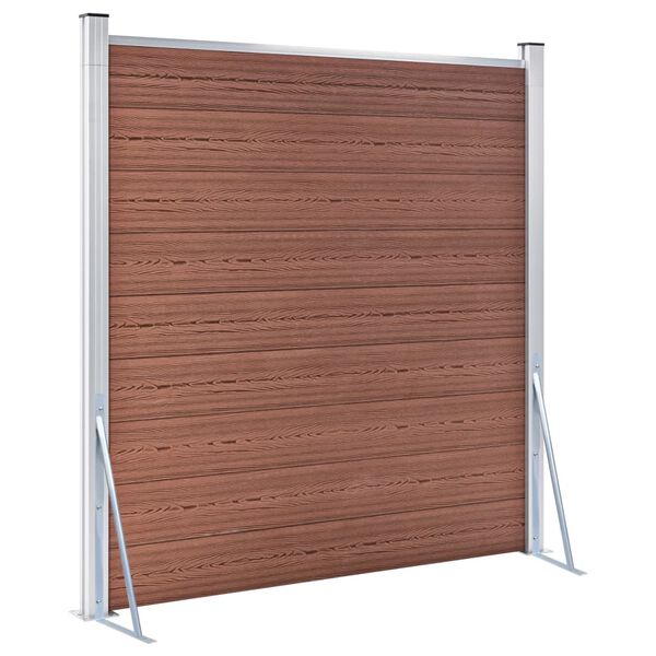 vidaXL フェンス支柱用 サポートブラケット 2点 亜鉛メッキスチール製