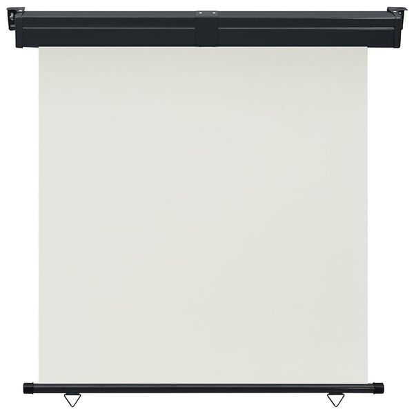 vidaXL バルコニー用 サイドオーニング 175x250cm クリーム
