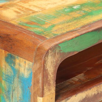 vidaXL サイドボード 120x30x75cm 無垢の再生木材