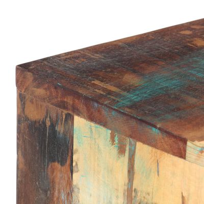 vidaXL デスク 118x48x75cm 無垢の再生木材