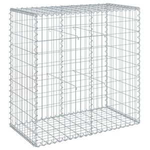vidaXL 蛇籠バスケット カバー付き 100x50x100cm 亜鉛メッキ鉄