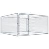 vidaXL 屋外用犬小屋 亜鉛メッキ鋼製 2x2x1m