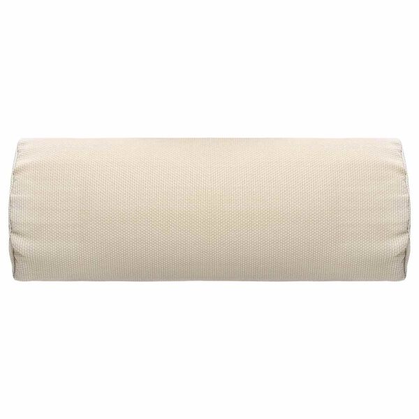vidaXL デッキチェア用 ヘッドレスト クリーム 40x7.5x15 cm 合成繊維