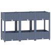 vidaXL レイズドベッド 120x40x71cm ポリプロピレン製