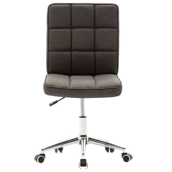 vidaXL ダイニングチェア 4点 ダークグレー 布張り