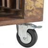 vidaXL コーヒーテーブル ホイール4点付き 再生木材